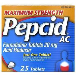 Pepcid Maximum Strength AC Tablets 25 ct