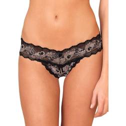 Crotchless Lace V-Thong