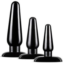 Blush Novelties Anal Adventures Kit de tapones básico Negro