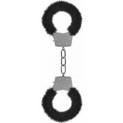 Shots Toys Pleasure Handcuffs Furry Black