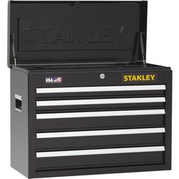 Stanley 26 in. 5-Drawer Top Tool Chest, Black