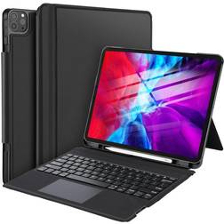 Codi Bluetooth Keyboard Folio Case W/ Track Pad For Apple Ipad Pro 12.9" (Gen 4)