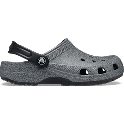 Crocs Kid's Classic Glitter Clog - Black