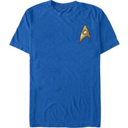 Fifth Sun Star Trek Operations Starfleet Badge T-shirt - Royal Blue