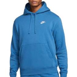 Nike Club Fleece Pullover Hoodie - Dark Marina Blue/Dark Marina Blue/White