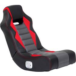 X-Rocker Flash 2.0 High Tech Audio Wired Gaming Chair - Black/Red