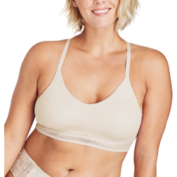 Bali Comfort Revolution Longline Wirefree with Lace Bralette - Latte Lift