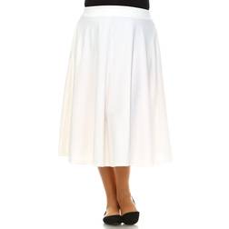 White Shark Tasmin Flare Midi Skirt - White