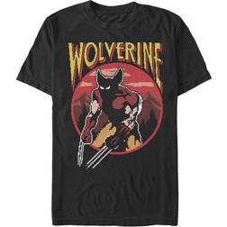 Fifth Sun Marvel X-Men Pixel Wolverine T-shirt - Black