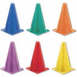 Champion Sports Flexible Cone Set Assorted Case of 3