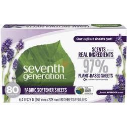 Seventh Generation Fabric Softener Fresh Lavender 80 Sheets