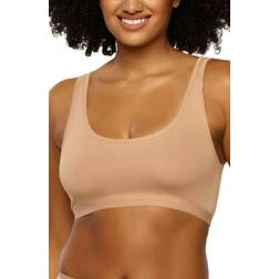 Felina Organic Cotton Stretch Bralette - Praline