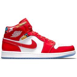 Nike Air Jordan 1 Mid M - Chile Red/Pollen/Armoury Navy/White