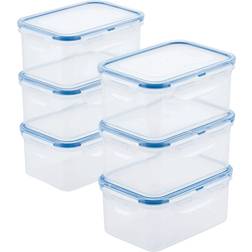 Lock & Lock Easy Essentials 6-Piece 20-Ounce Container Set Boîte de Cuisine 6pcs 0.5L