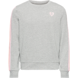 Hurley Girl's Rainbow Sport Crew Neck Sweatshirt - Dark Grey Heather (484806)