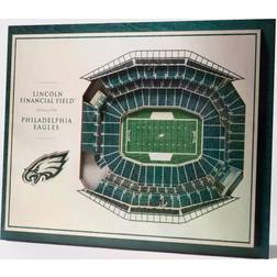 YouTheFan Philadelphia Eagles 3D Stadium Wall Art