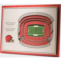 YouTheFan Cleveland Browns Stadium Views 3D Wall Art