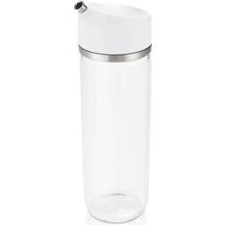 OXO Huilier Vinaigrier En Verre 355 ML - - Blanc Distributeur d'Huile et de Vinaigre 35.5cl