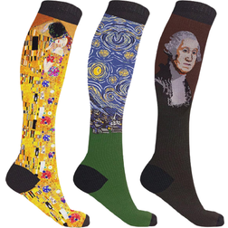 Extreme Compression Knee High Socks 3-pack Unisex - Mix Art