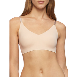 Calvin Klein Invisibles Lightly Lined Triangle Bralette - Desert