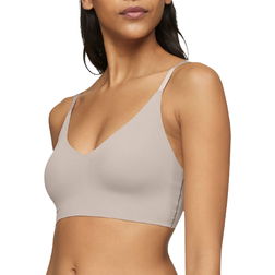 Calvin Klein Invisibles Lightly Lined Triangle Bralette - Mink