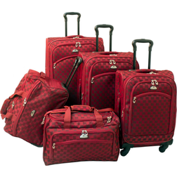 American Flyer Madrid Spinner Luggage - 5 delar