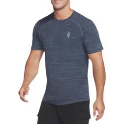 Skechers Apparel On the Road Tee Men - Blue/Grey