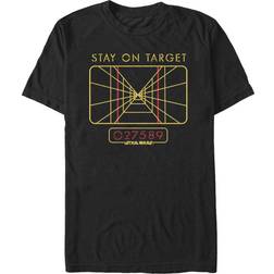 Fifth Sun Star Wars Stay on Target Line T-shirt - Black