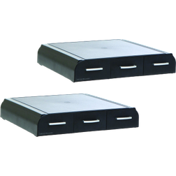 Monitor Stand Riser with 3 Drawers 2-pack
