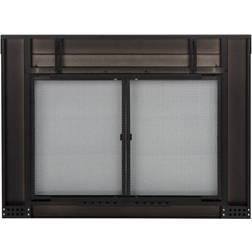 Pleasant Hearth Alpine Fireplace Glass Door - Medium