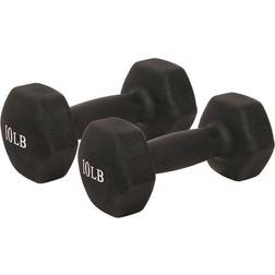 Sunny Health & Fitness Neoprene Dumbbells 10lb 2 set