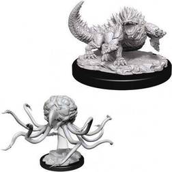 WizKids D&D Nolzur's Marvelous Unpainted Miniatures (W11) Grell & Basilisk