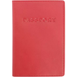 Royce RFID Blocking Passport Case - Red