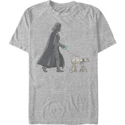 Fifth Sun Star Wars Darth Vader AT-AT Walking the Dog T-shirt - Athletic Heather