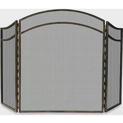 Uniflame 3 Fold Antique Rust Finish Wrought Iron Screen