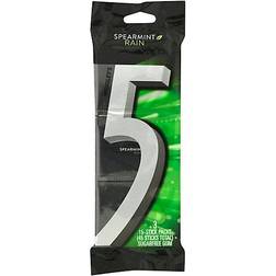 Wrigley's 5 Spearmint Rain Sugarfree Gum Rain 3-Pack 15pcs 3pack