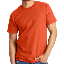Hanes Beefy-T Crewneck Short-Sleeve T-shirt Unisex - Orange