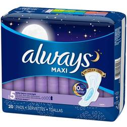 Always Maxi Extra Heavy Overnight Size 5 20-pack