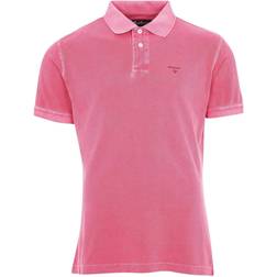 Barbour Washed Sports Polo Shirt - Fuscia