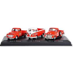 Coca-Cola 1/72 Scale Classic Pickups Diecast Cars (Set Of 3) Multi Multi