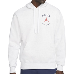 Nike Jordan x Paris Saint-Germain Hoodie - Birch Heather/Midnight Navy/Midnight Navy