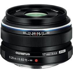 OM SYSTEM M.Zuiko Digital 17mm 1.8 for MFT Black