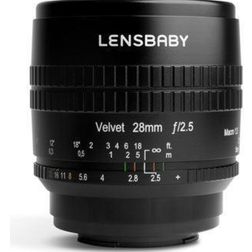 Lensbaby Velvet 28 28mm f/2.5 Lens for Sony E Black #LBV28X