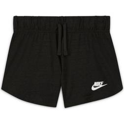 Nike Jersey Shorts Kids - Black Heather/White