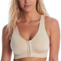 Wacoal B-Smooth Mastectomy Front-Close Bralette - Sand