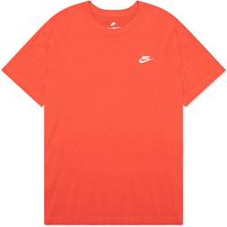 Nike Nsw Club Tee Maglietta Uomo - Team Orange/White