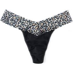 Hanky Panky 3P Cotton Rise Thong - Zwart