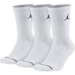 NIKE Jordan Everyday Max Socks 3-pack - White/Black