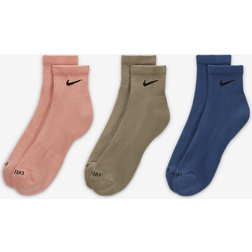 Nike Everyday Plus Cushioned Training Ankle Socks 3-pack - Multi-Colour