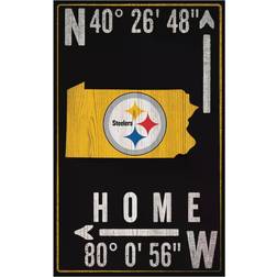 Fan Creations Pittsburgh Steelers Coordinate Sign Board